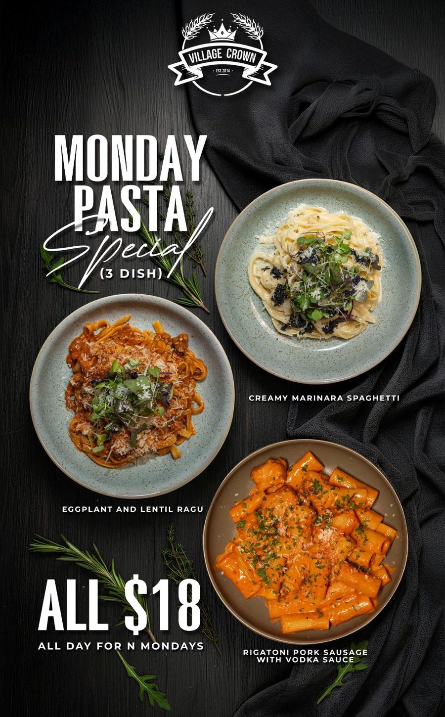 Monday Pasta Special